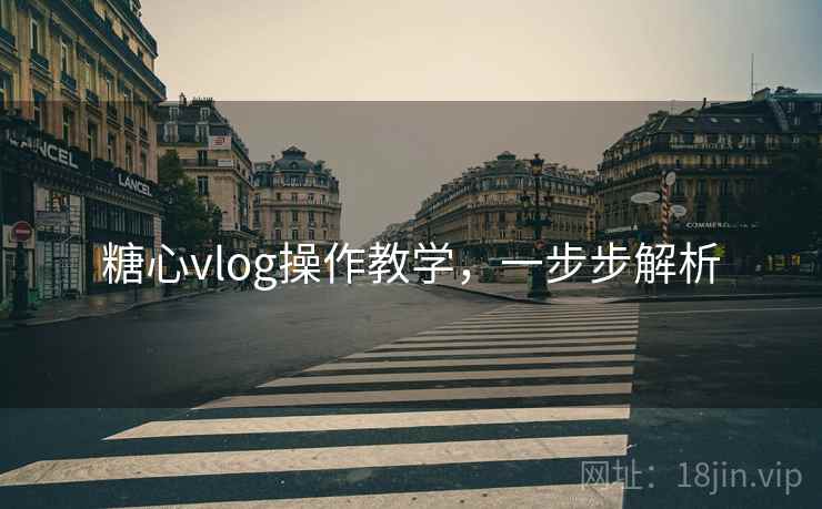 糖心vlog操作教学,一步步解析
